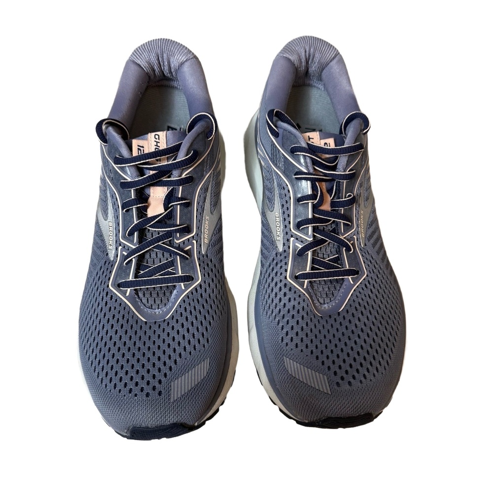 Brooks Women's Ghost 12 Running Shoes Size 11 Gray Silver Athletic Sneakers